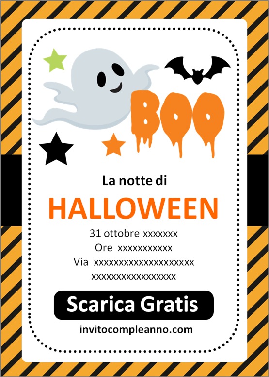 inviti halloween