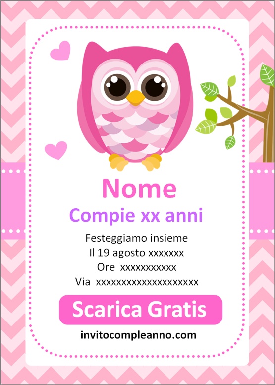 inviti di compleanno gratis