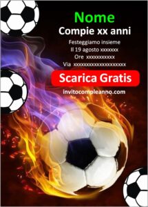 VSW Ronaldo N. 93 Biglietti Invito e 12 Buste per Feste di Compleanno e Feste di Compleanno Bambini Calcio