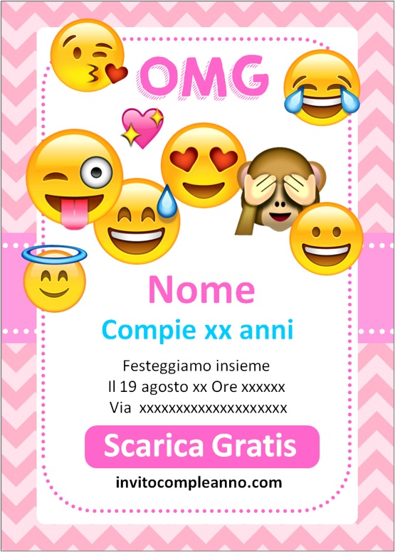 Emoji inviti digitali