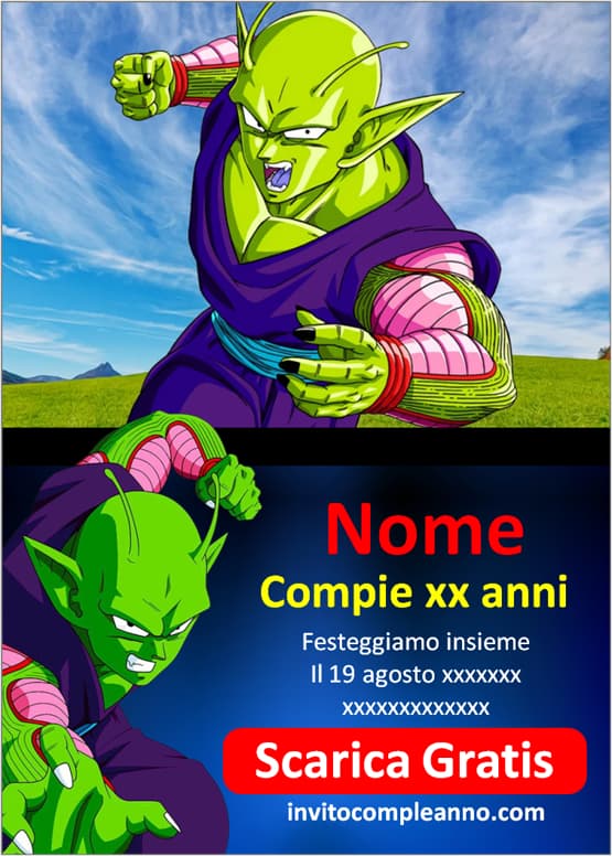 Invito Compleanno Dragon Ball Invito Compleanno Invito Compleanno Dragon Ball Invito Compleanno