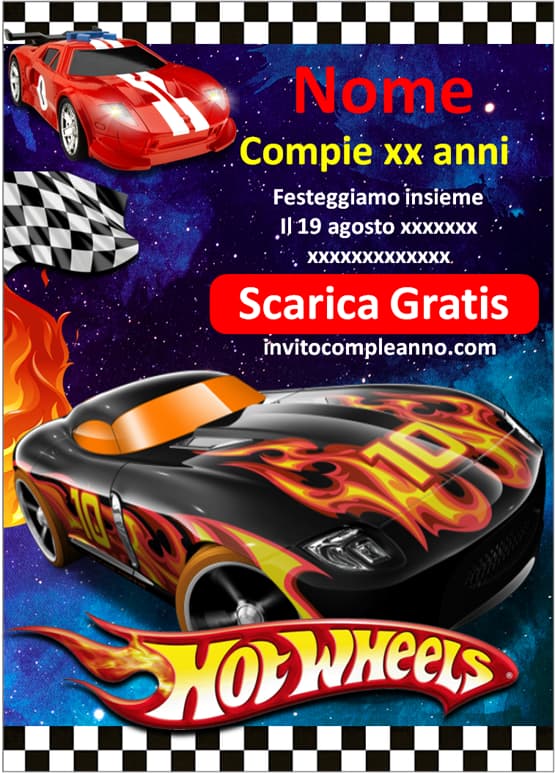 Sfondo Buon Compleanno A Tema Auto Da Corsa, Cartone Hot Car Party Banner 210x150 Cm