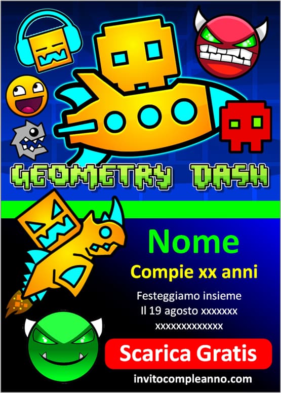 Inviti Geometry Dash PDF