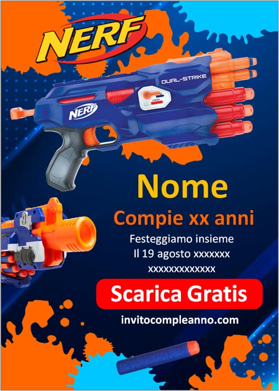 Modelli invito Nerf