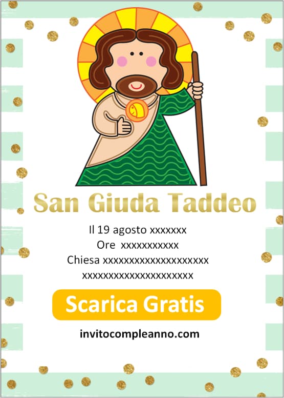 Inviti San Giuda Taddeo PDF