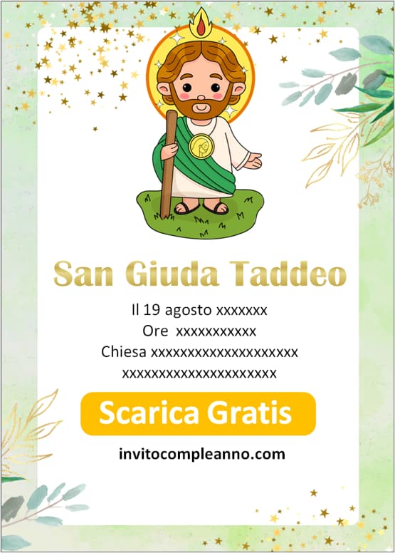Invito digitale San Giuda Taddeo