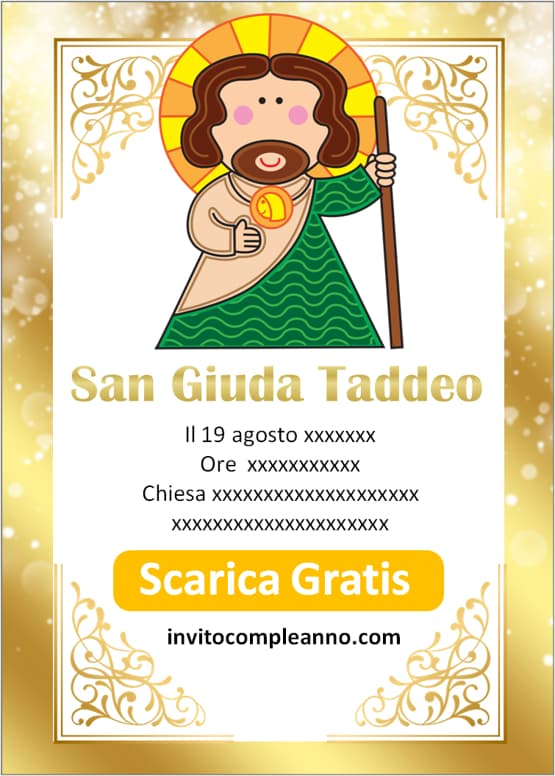 Invito San Giuda Taddeo