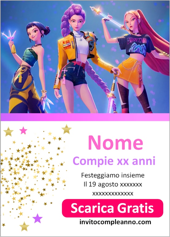 invito digitale kpop demon hunter